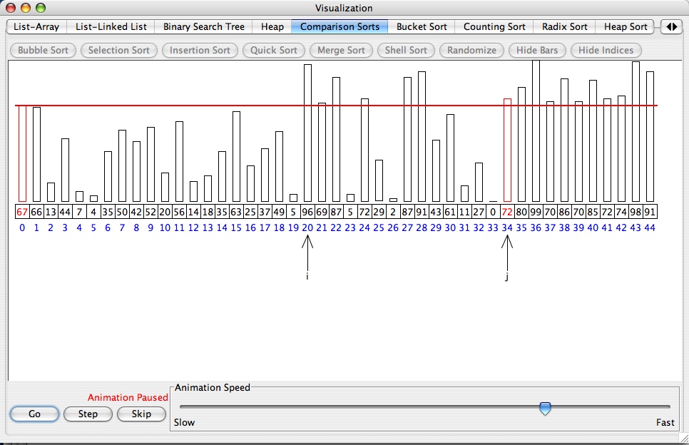 Quicksort Screenshot